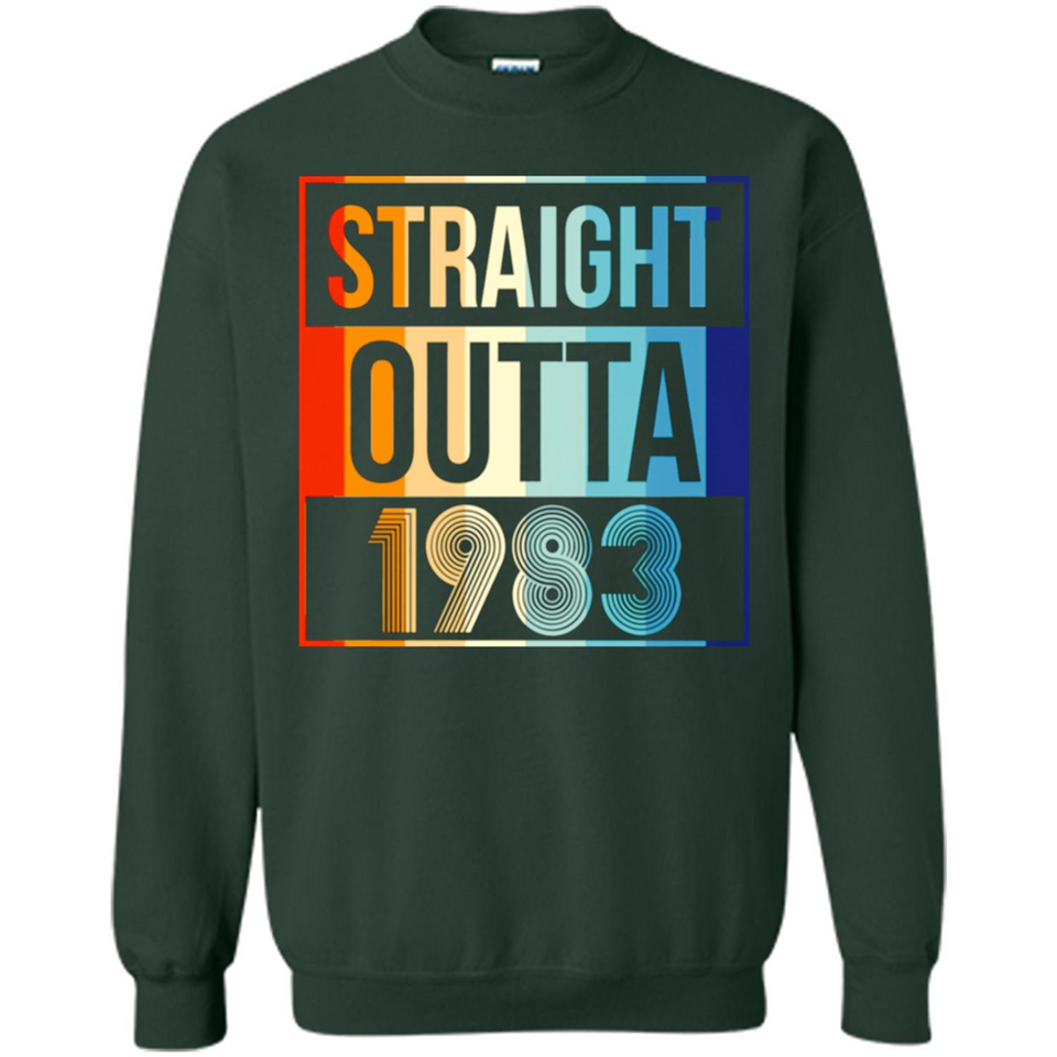 Retro Straight Outta 1983 35 Years Old - Sweatshirt