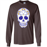 St. Louis Blues Hockey Sugar Skull Day of the Dead