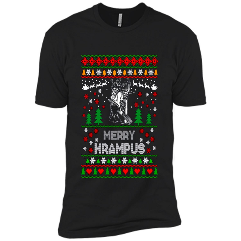 Merry Krampus Christmas sweatshirt PINGPONG