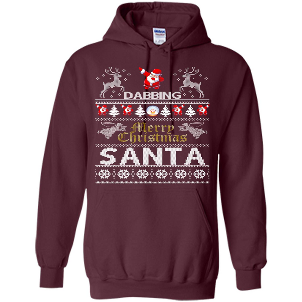 Dabbing Santa Ugly Christmas - Hoodie