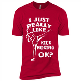 Kick Boxing Shirt Kick Boxer Boxing Workout - Premium Short Sleeve T-Shirt