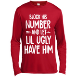 Block His Number and Let Lil Ugly have Him - Canvas Long Sleeve T-Shirt