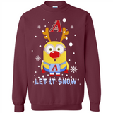 Minion Arizona Diamondbacks Ugly Christmas Sweater Let it Snow - Sweatshirt