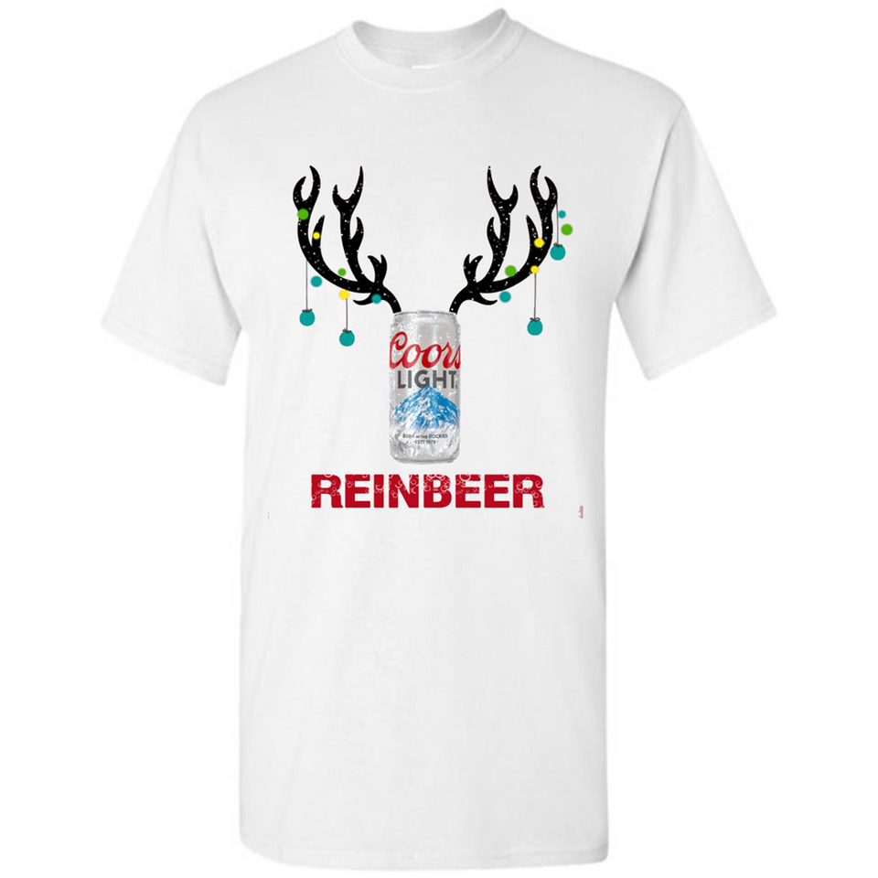 Coors Light Reinbeer Funny Beer Reindeer Christmas Sweatshirt - Shirt