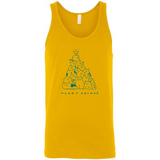 Merry Catmas Funny Cat Christmas Tree Sweatshirt - Canvas Unisex Tank