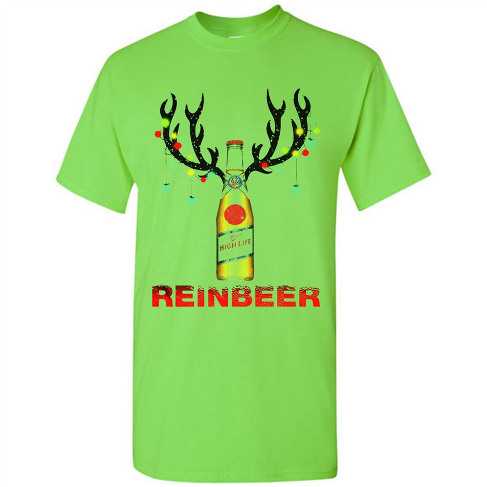 Miller High Life beer reinbeer Christmas - Shirt