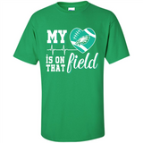 Philadelphia Eagles Football My Heart is on that Field - Shirt