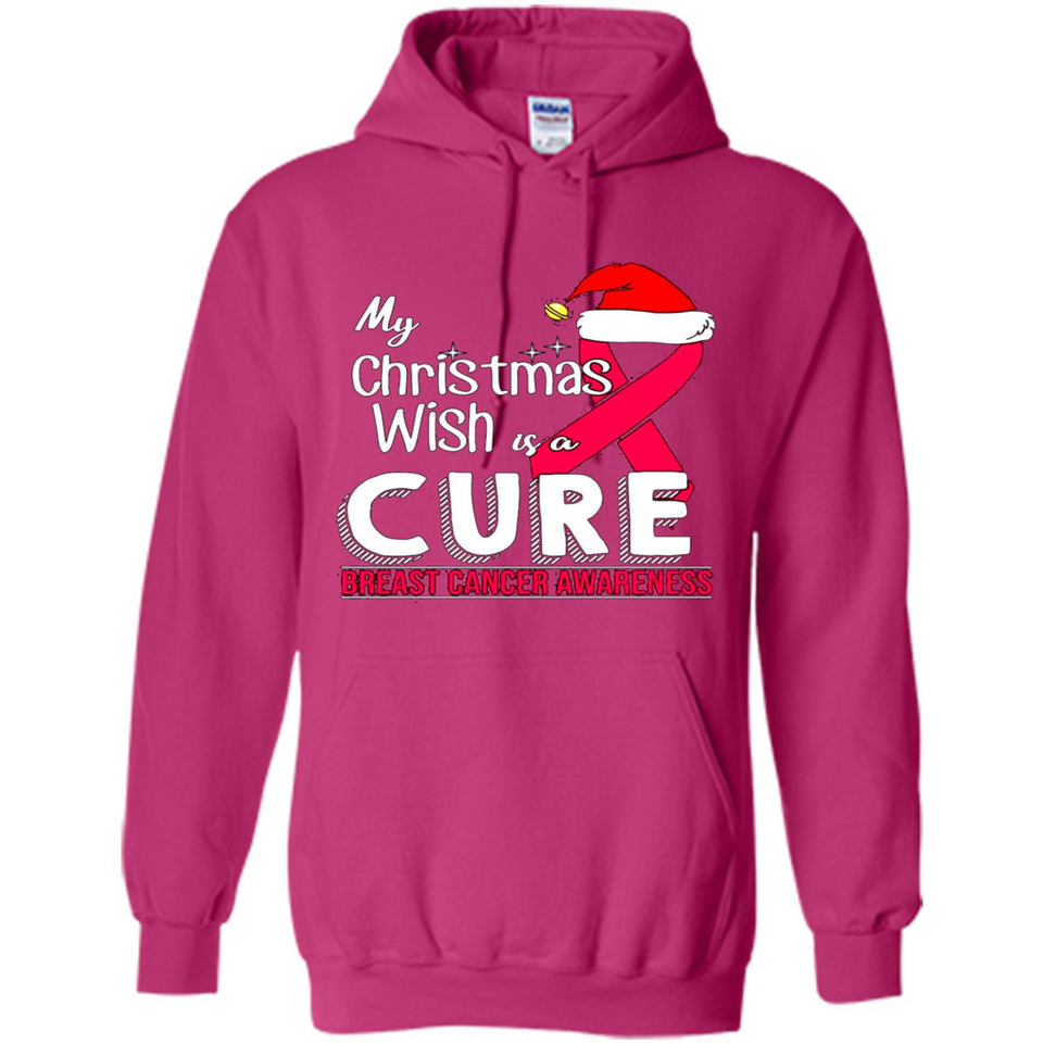 My Christmas Wish Is A Cure Breast Cancer Awareness sweater PINGPONG