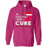My Christmas Wish Is A Cure Breast Cancer Awareness sweater PINGPONG