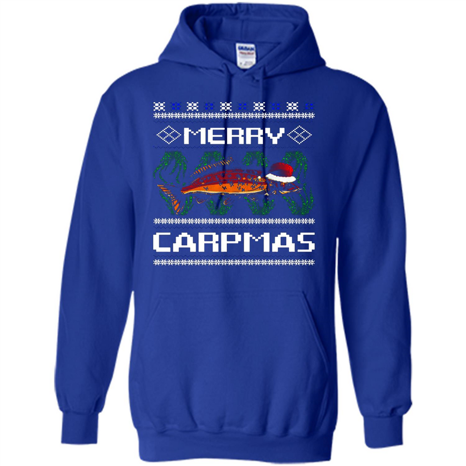 Santa Claus Carpmas Merry Carpmas Christmas Sweater PINGPONG - Hoodie