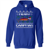 Santa Claus Carpmas Merry Carpmas Christmas Sweater PINGPONG - Hoodie