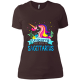 Unicorns are born in Sagittarius Birthday Rainbow Custom Ultra Cotton