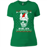 Morning Person Pharaoh Hound Funny Xmas - Ladies' Boyfriend T-Shirt