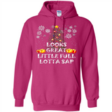 Looks Great Little Full Lotta Sap Funny Christmas Tree Mug PINGPONG - Hoodie