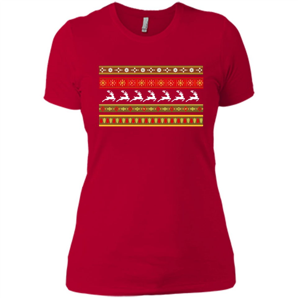 Ugly Christmas Funny Festive - Ladies' Boyfriend T-Shirt