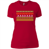 Ugly Christmas Funny Festive - Ladies' Boyfriend T-Shirt