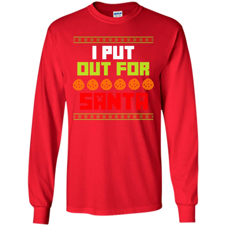Cookies Out For Santa Christmas - Long Sleeve T-Shirt