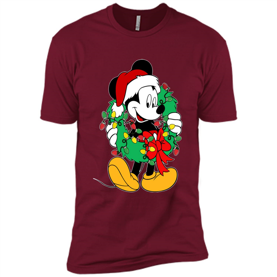 Mickey Mouse Merry Christmas Disney Sweatshirt - Premium Short Sleeve T-Shirt