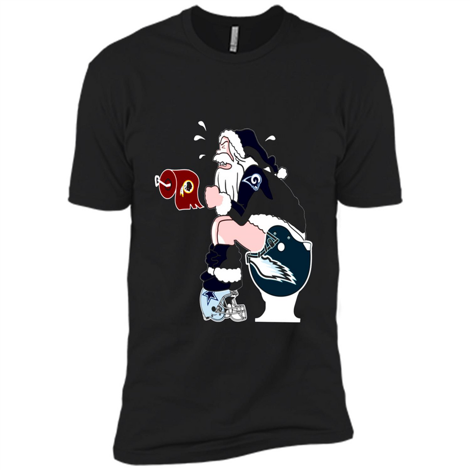 Los Angeles Rams Toilet Santa Claus PINGPONG