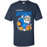 Grumpy Santa Claus Detroit Lions Football Team PINGPONG