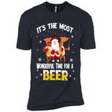 Its The Most Wonderful Time for a Beer - Premium Short Sleeve T-Shirt