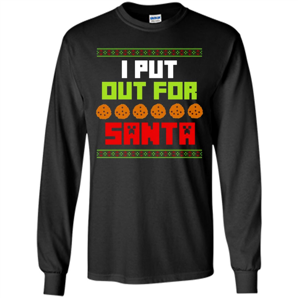 Cookies Out For Santa Christmas - Long Sleeve T-Shirt