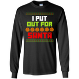 Cookies Out For Santa Christmas - Long Sleeve T-Shirt