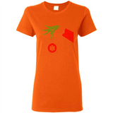 Funny Grinch Hand holding Doctor ornament Christmas Sporty T-Shirt - Ladies Short-Sleeve