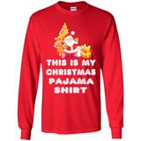 This is My Christmas Pajama Shirt - Santa Bear Tree Gift Tee