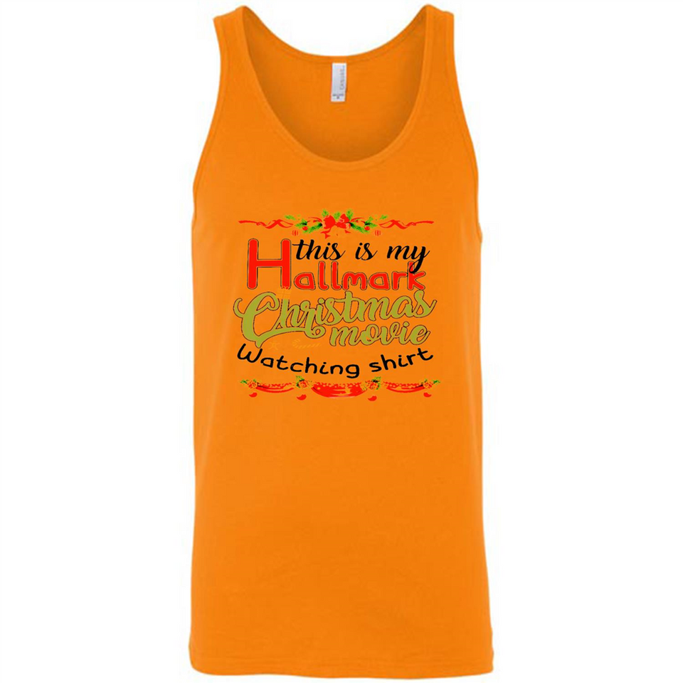 This My Movies Hallmark-Christmas Loves Is T-Shirt - Canvas Unisex Tank