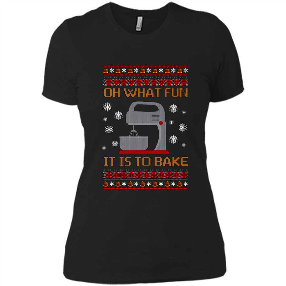 Oh What Fun It Is To Bake Ugly Christmas sweater Sweater PINGPONG