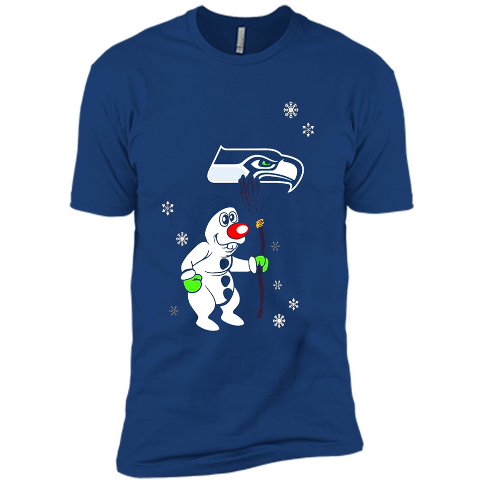 Seattle Seahawks Snowman