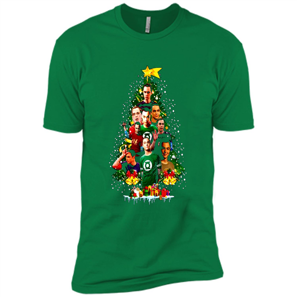 Sheldon Cooper Christmas tree sweater PINGPONG