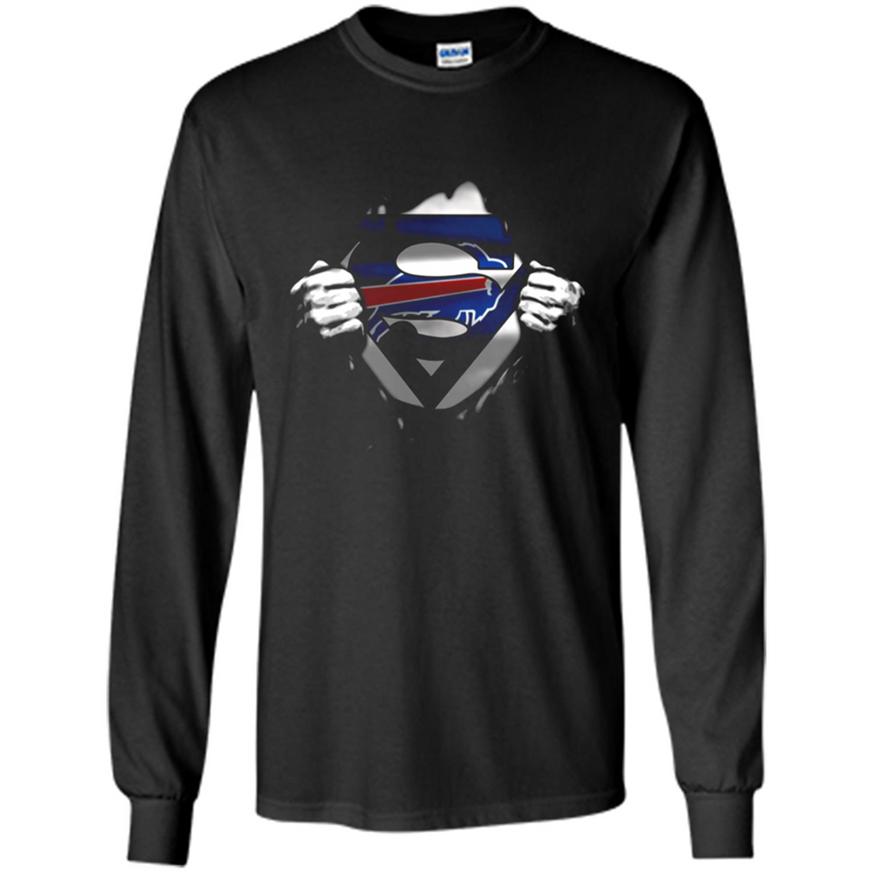 Buffalo Bills And Superman Fans - Long Sleeve T-Shirt