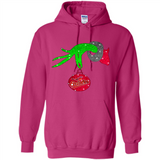 GRINCH HAND HOLDING BALTIMORE ORIOLES GLITTER CHRISTMAS PINGPONG