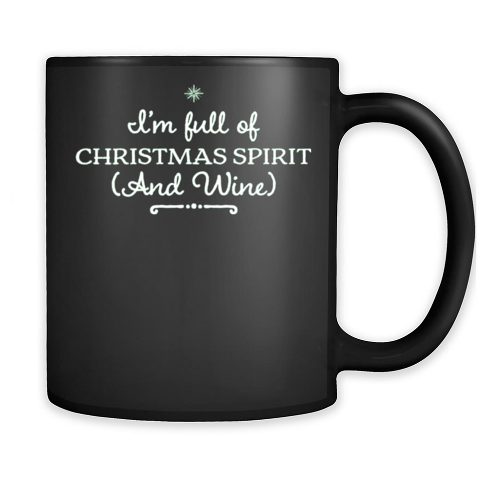 Christmas Tshirt for Women - Christmas Wine