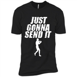 Just Gonna Send It Boxing Boxer Fighter Kick Fighting - Premium Short Sleeve T-Shirt