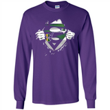 Utah Jazz And Superman Fans - Long Sleeve T-Shirt