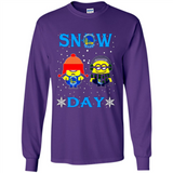 Snow Day Shirt For Golden State Warriors Vs Minion Fans pingpong