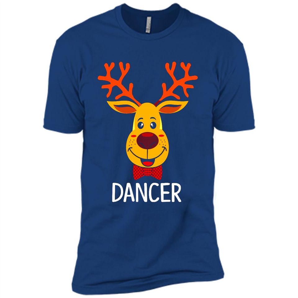 Dancer Santa Claus Funny Xmas Holiday T-Shirt - Premium Short Sleeve T-Shirt