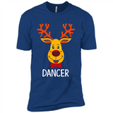 Dancer Santa Claus Funny Xmas Holiday T-Shirt - Premium Short Sleeve T-Shirt