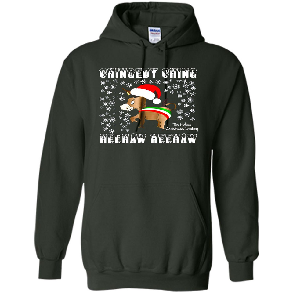 Amazing Dominick The Christmas Donkey-Italian Christmas Donkey - Hoodie