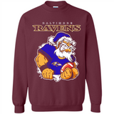Grumpy Santa Claus Baltimore Ravens Football Team PINGPONG