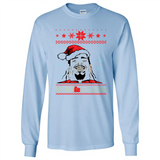 Home Malone Christmas Sweater PINGPONG - Long Sleeve T-Shirt