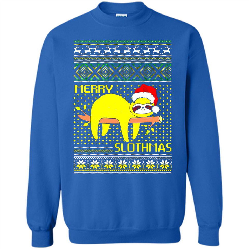 Merry Slothmas Sloth Christmas Sweater PINGPONG - Sweatshirt