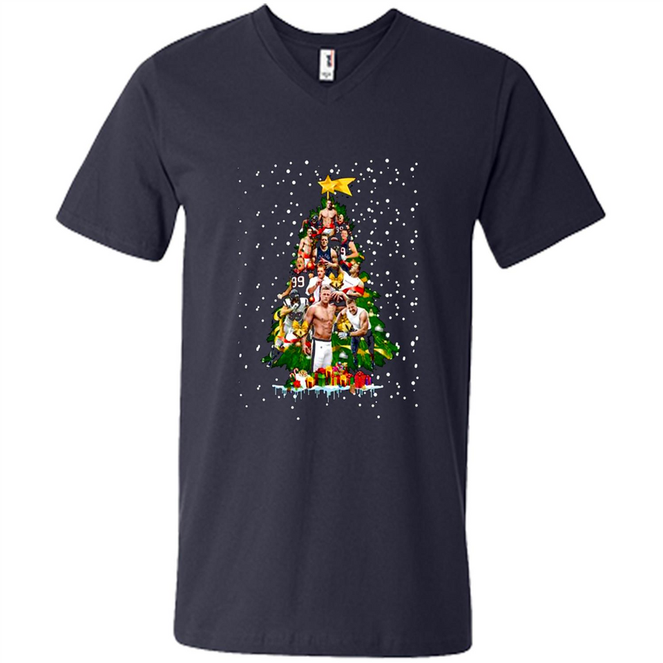 J.J. Watt Christmas Tree ugly sweater PINGPONG