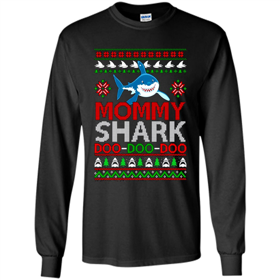 Mommy shark Doo Doo Doo Christmas sweatshirt PINGPONG
