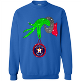 GRINCH HAND HOLDING HOUSTON ASTROS GLITTER CHRISTMAS PINGPONG