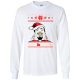 Home Malone Christmas Sweater PINGPONG - Long Sleeve T-Shirt