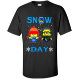 Snow Day Shirt For Golden State Warriors Vs Minion Fans pingpong